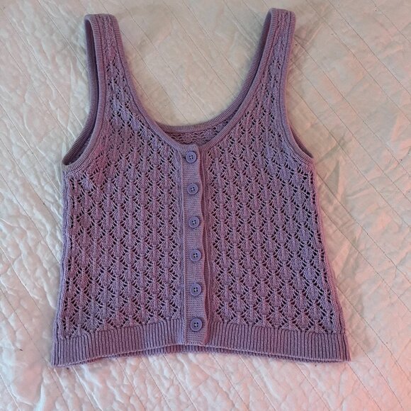 Alice + Olivia Lavender Sweater Tank XS - Picture 4 of 5